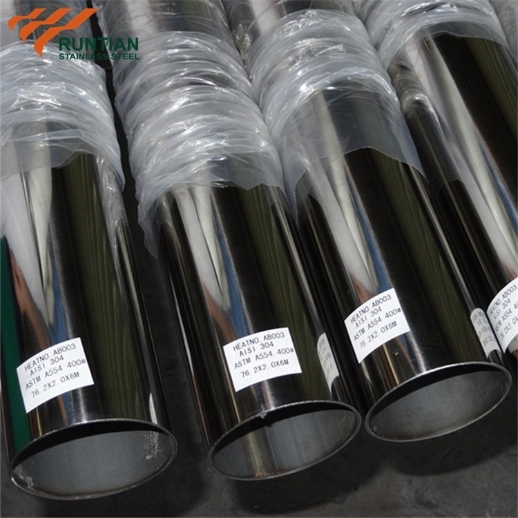 SS 202 304 /L 316/L 201 Stainless Steel Tube ASTM A554 Stainless Steel Ornamental Tube Welded Stainless Steel Tubing