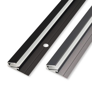 Alloy baseboard oem logo aluminium led light recessed skirting line board