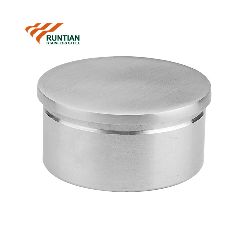 China factory railing supplier stainless steel handrail copper pipe end caps designs