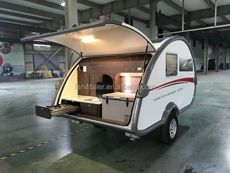 Teardrop Caravan fiberglass sandwich panel