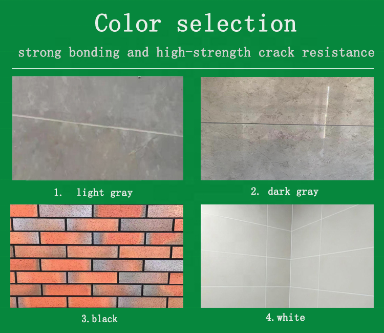 Polymer dry powder mortar tile grout cement for floor and wall ceramic fill the gaps