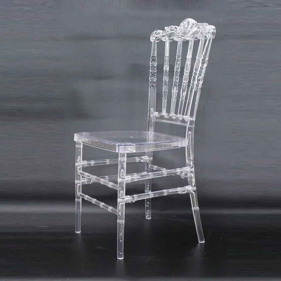 HIgh class Tiffany Chair PC material plastic Castle Banquet chiavari Dinner Rental  stackable Chiavari Chairs For Wedding chair