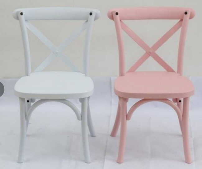 Tiffany Modern Resin Chair Set for Kids Clear Plastic Study Table and Chair for Wedding Dining and Hotel Events