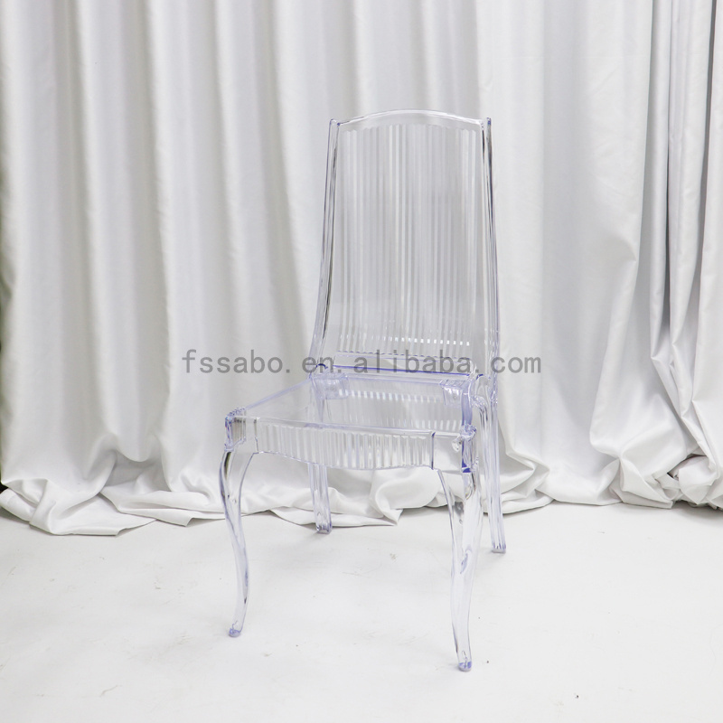 Modern Clear King Throne Chair Luxury Princess Wedding Event Chair Wholesale for Banquet Outdoor Party Bar Restaurant Events