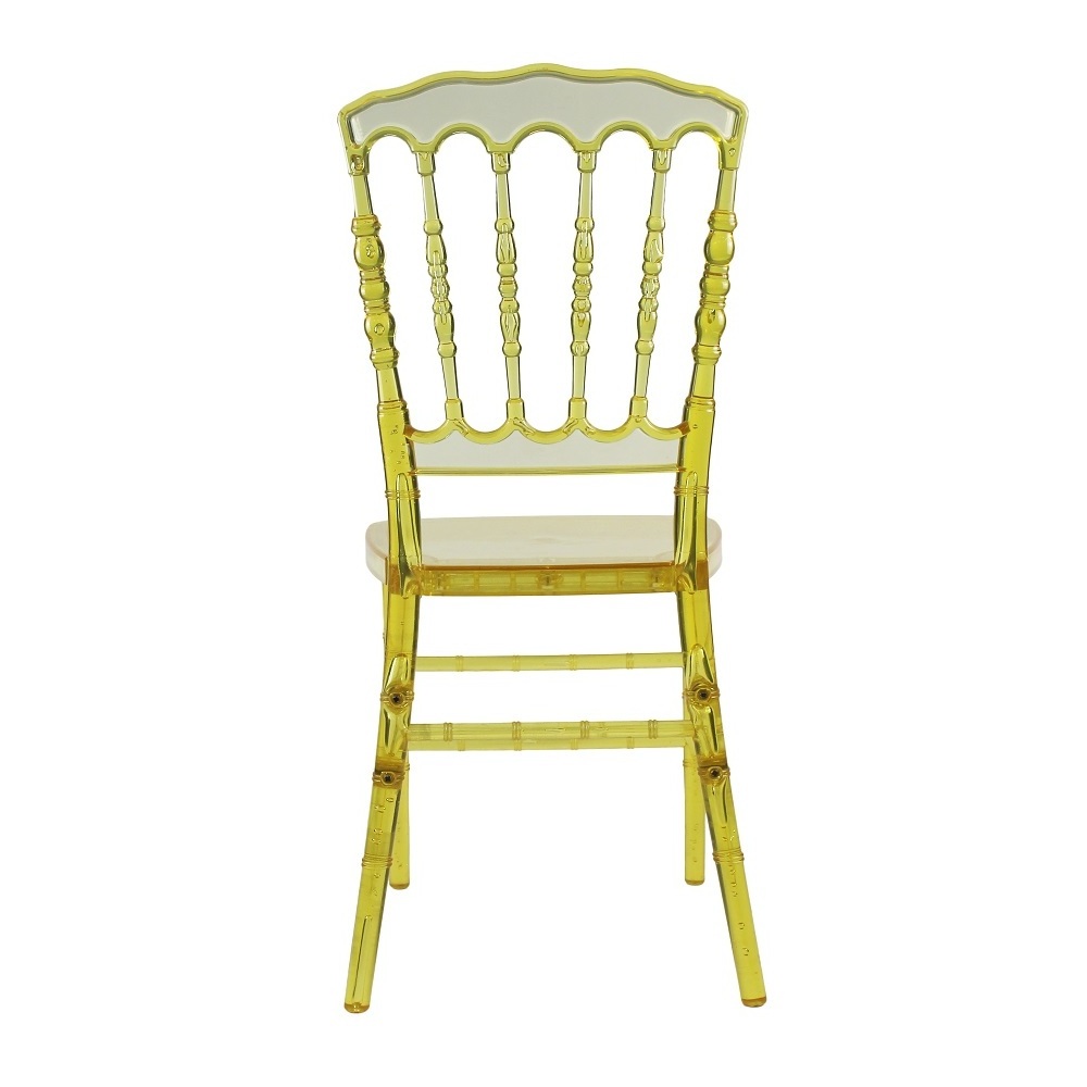 Modern Clear Gold Crown Royal Napoleon Tiffany Chairs for Banquet Event Outdoor Party Restaurant Promotion