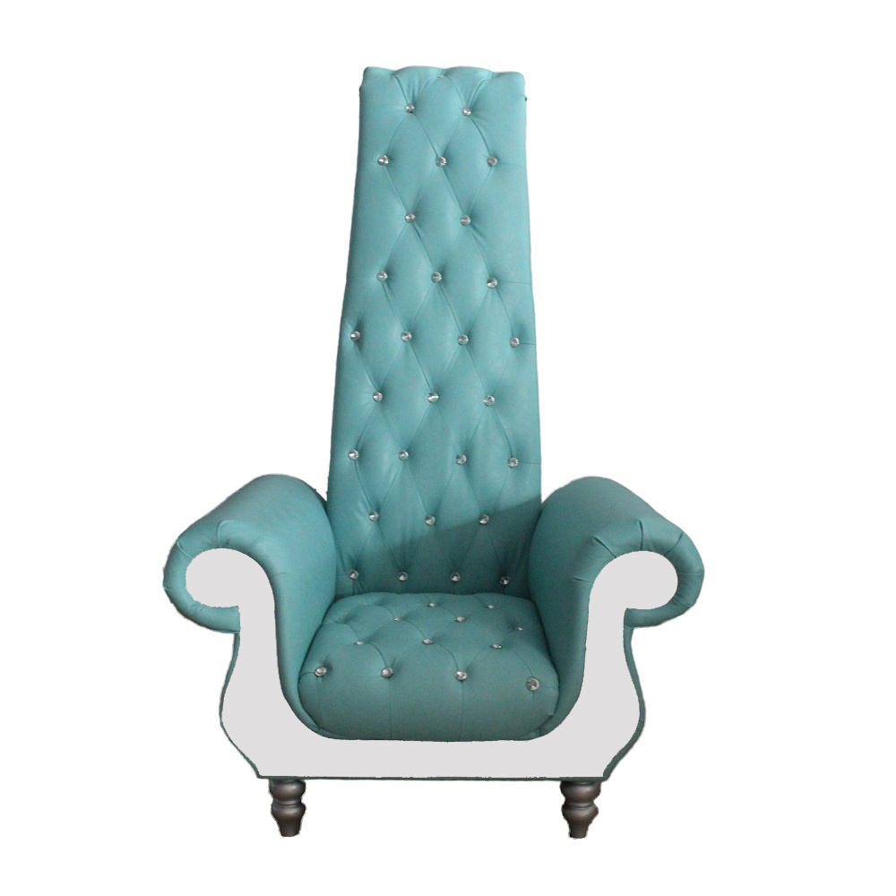 Modern Antique Style Inflatable Throne Chair for King and Queen for Wedding Reception and Hotel Banquet for Living Room Use