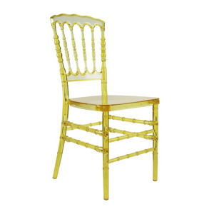 Modern Clear Gold Crown Royal Napoleon Tiffany Chairs for Banquet Event Outdoor Party Restaurant Promotion