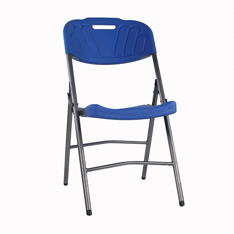 Wholesale White Polypropylene Chair Outdoor Portable Plastic Folding Chair With Aluminum Legs