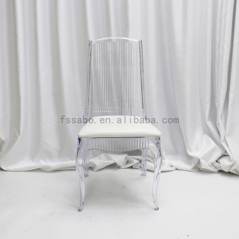 Modern Clear King Throne Chair Luxury Princess Wedding Event Chair Wholesale for Banquet Outdoor Party Bar Restaurant Events