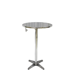 Wholesale sliver High Quality Top Banquet Party Round Bar Folding Cocktail Tables for Events used bar table  for events wedding