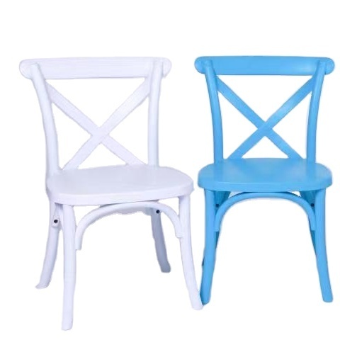 Tiffany Modern Resin Chair Set for Kids Clear Plastic Study Table and Chair for Wedding Dining and Hotel Events