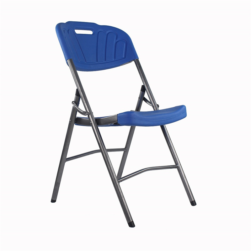 Wholesale White Polypropylene Chair Outdoor Portable Plastic Folding Chair With Aluminum Legs