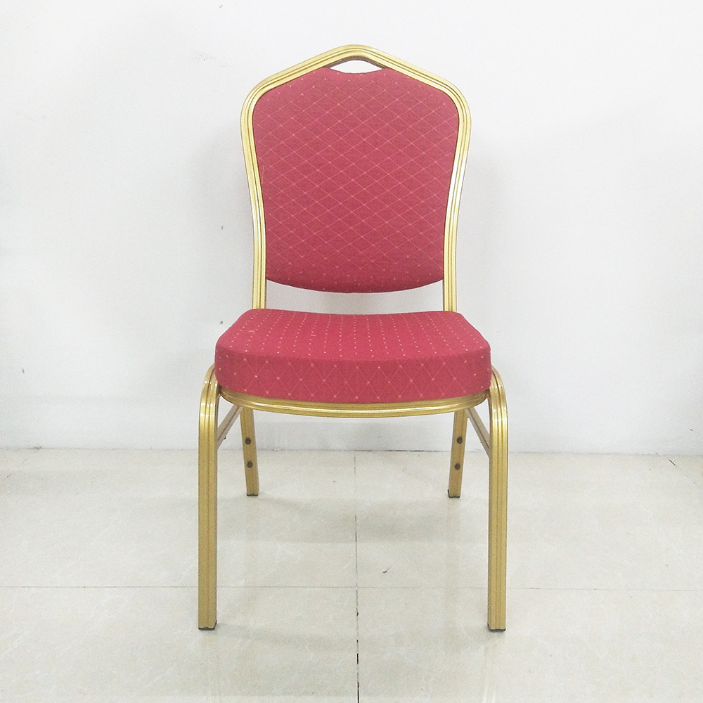 Wholesale Gold Iron Banquet Chairs and Tables Stackable Luxury Wedding Event Tables for Hotels Party Essentials