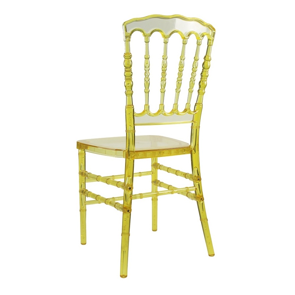 Modern Clear Gold Crown Royal Napoleon Tiffany Chairs for Banquet Event Outdoor Party Restaurant Promotion