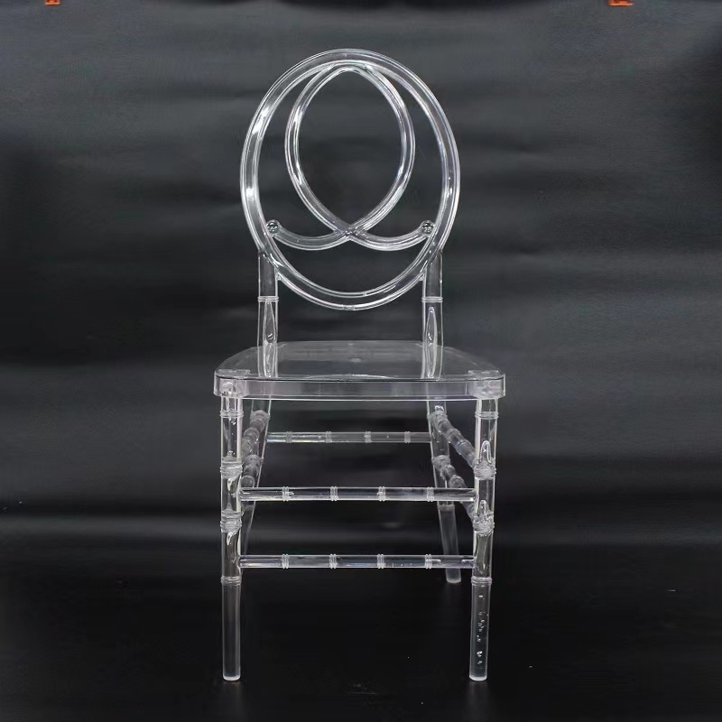 Hot Sale Party Phoenix Chairs Crystal  Event Resin Chair Wedding Party Transparent Banquet Clear Dinning Chairs For Wedding