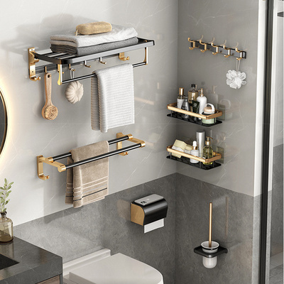 Luxury Toilet Corner Shower Caddy Hanging Gold Shower Caddy Shower Caddy Shelf Stainless Steel Bathroom Accessories Sets