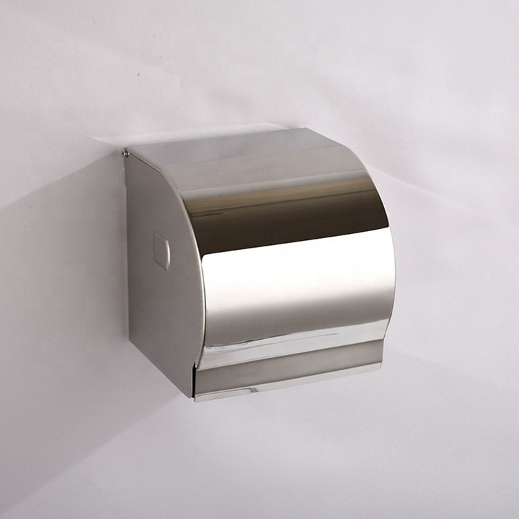 Bathroom Toilet Paper Holder Stainless Steel Toilet Paper Roll Holder Toilet Standing Paper Towel Holder