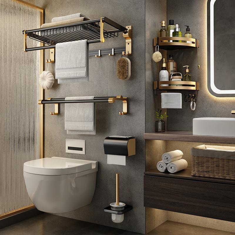 Luxury Toilet Corner Shower Caddy Hanging Gold Shower Caddy Shower Caddy Shelf Stainless Steel Bathroom Accessories Sets