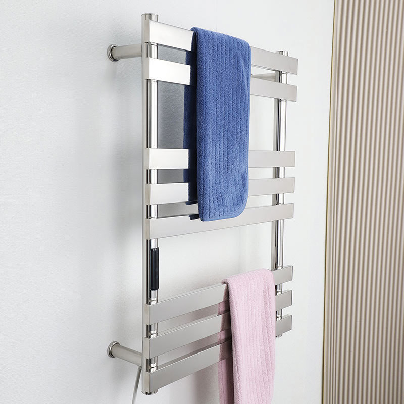 Salon Bathroom Towel Warmer Dryer Wall Mounted Steel Heated Towel Rack Electric Towel Warmer Rack For Bathroom