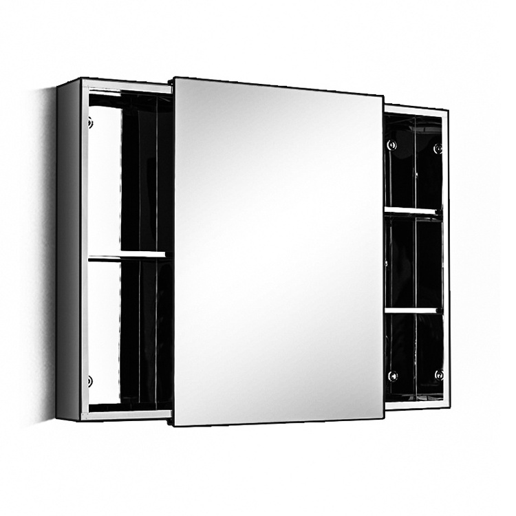 Three Doors Bathroom Medicine Cabinet With Mirror Sliding Door Bathroom Cabinet Mirror Cabinet 7094