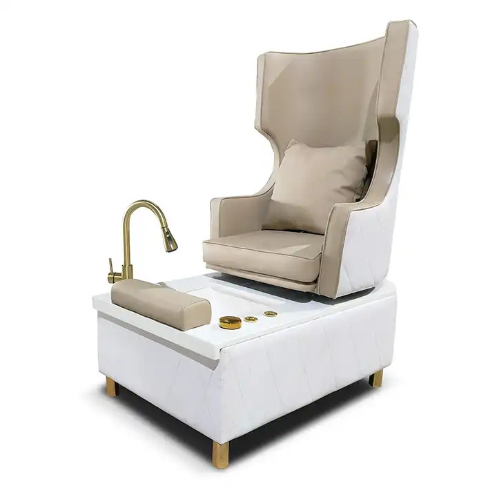 2023 Luxury new comfortable massage pedicure spa chair with foor spa sink for beauty salon