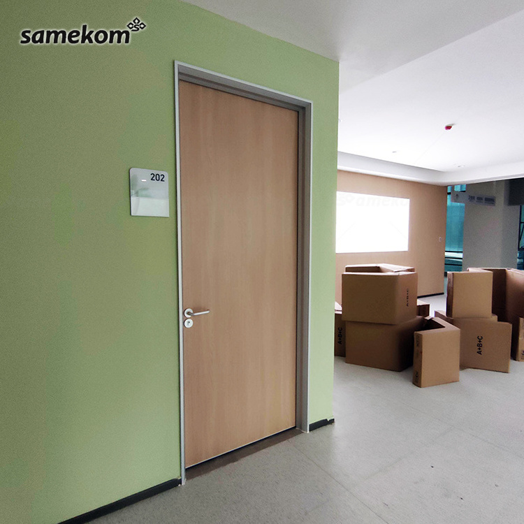 hospital soundproof door aluminum swing doors for hospital medical lab doors