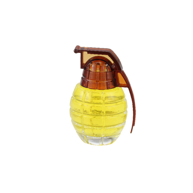 Ikeda decorative glass bottle with cork for sale