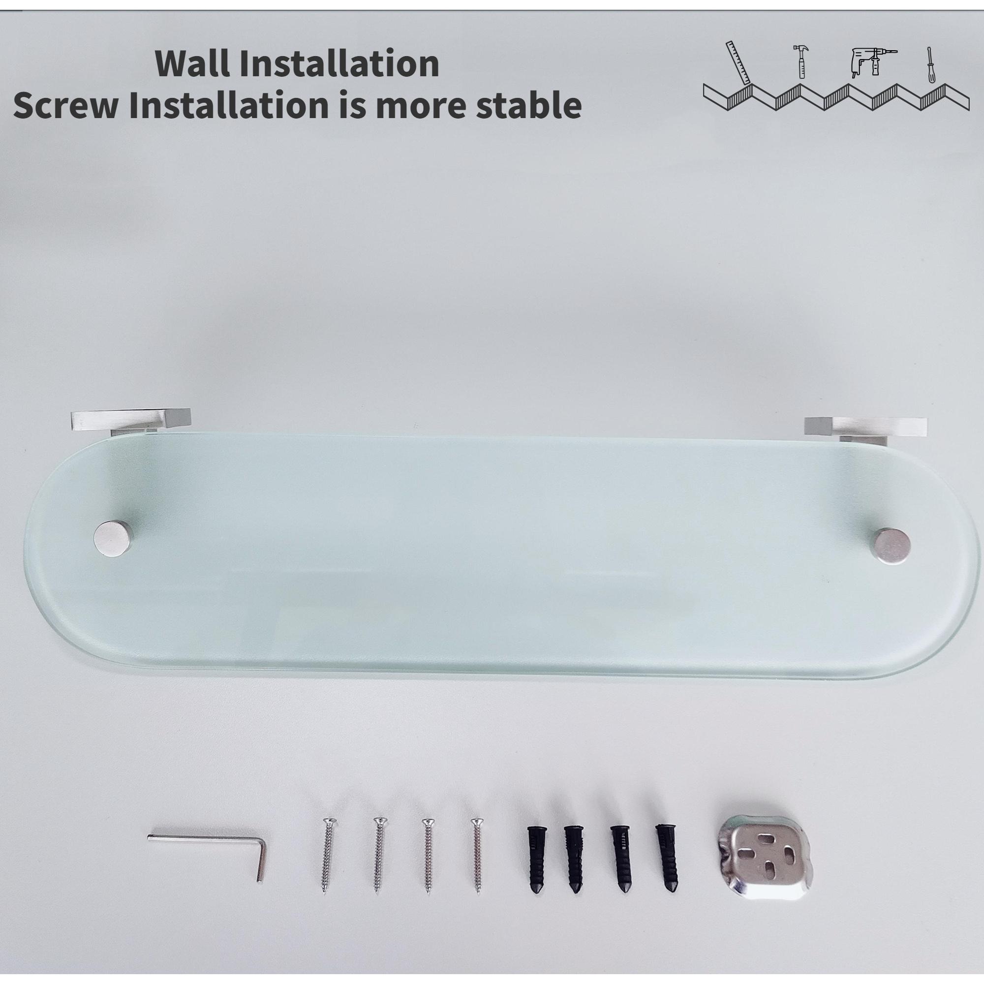 Wholesale Bathroom Storage Holders Bathroom Shelf Vanity Wall Mount Stainless Steel Kitchen Bathroom Corner for Inside Shower