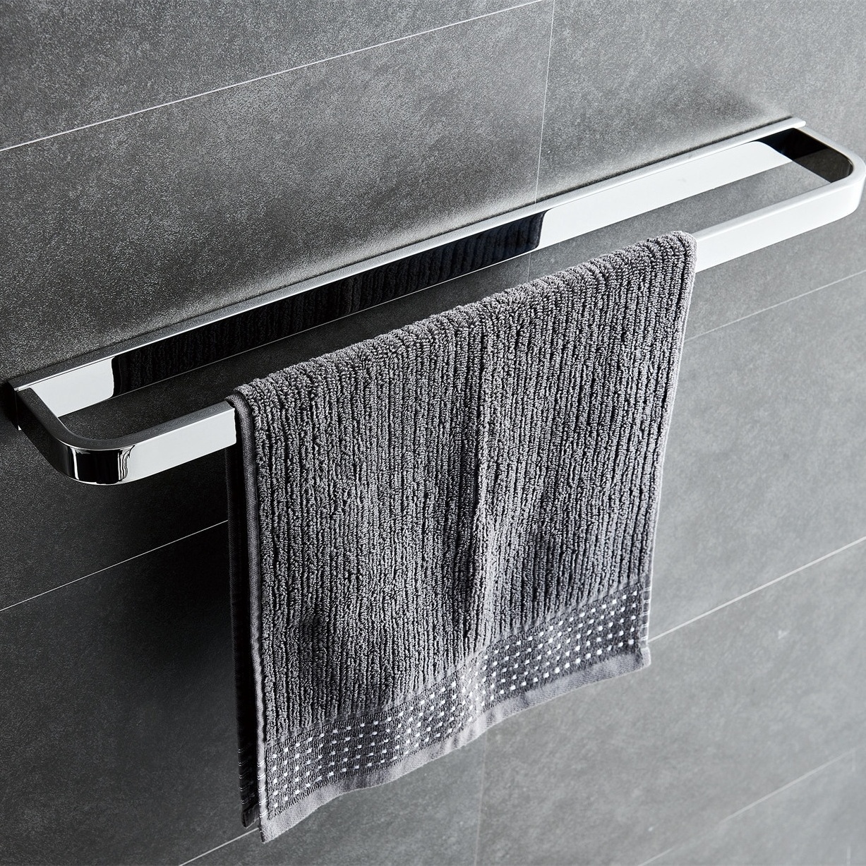 Factory Selling Modern Polied Single Stainless steel 304 Towel Bars For Bathroom Wall Mounted Towel Rail