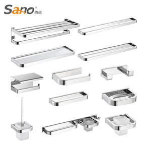 Fashion 12 Piece Washroom Accessories  304 Stainless Steel Bathroom Accessories Set Towel Rack Paper Holders Towel bar Hook Sets