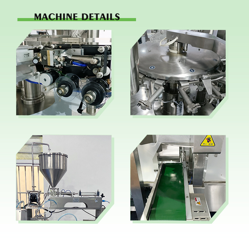 Multi-function Rotary packaging Stand up bag liquid chili sauce ketchup tomato paste nozzle pouch packing machine