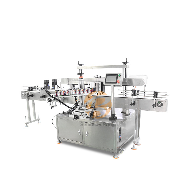 Fully Automatic Flat Bottle Automatic Labeling Machine Label Mini For Dress Bucket Shipping Printing Labeling Machines