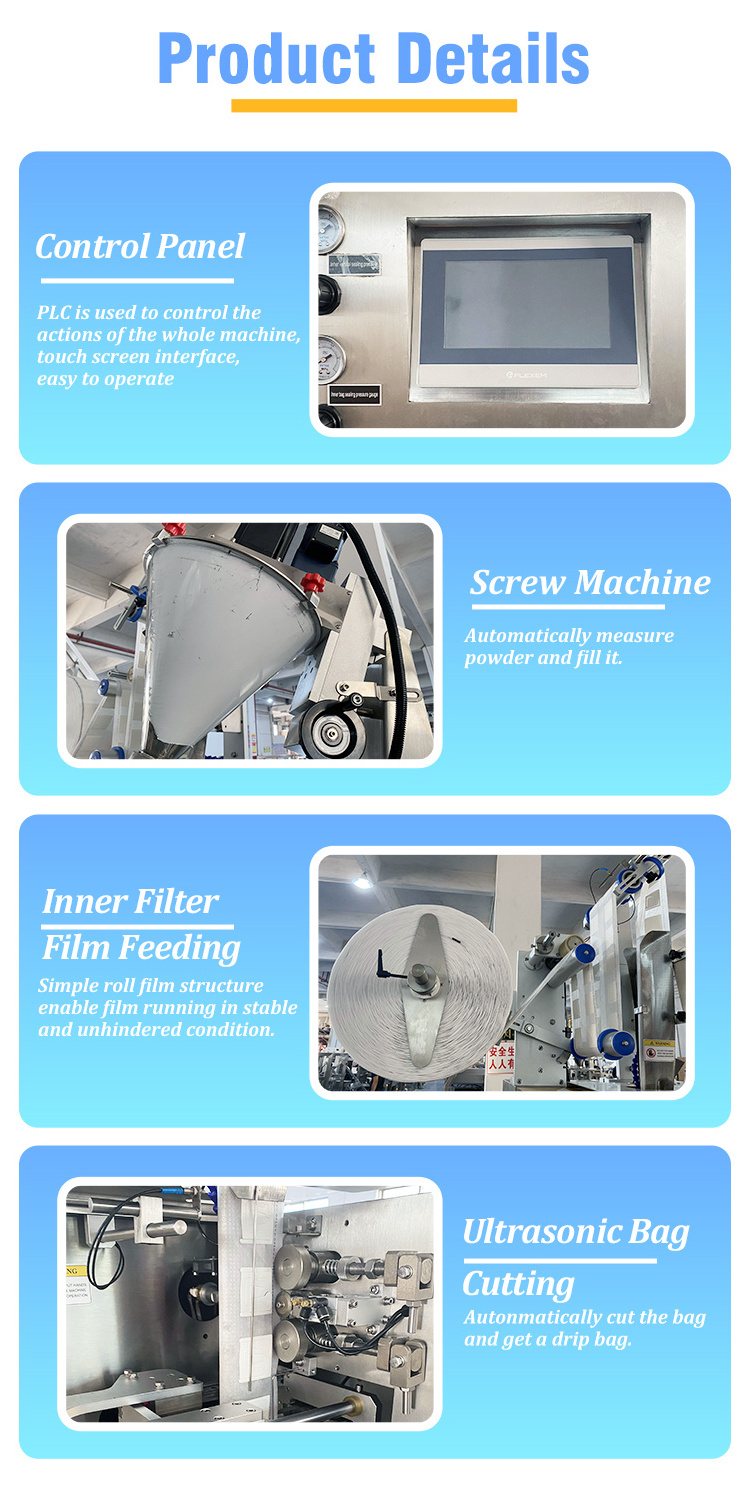 Automatic High Speed Triangle Organic herbal Tea Bag Packaging Machine Nylon Tea Bag Packing Machine