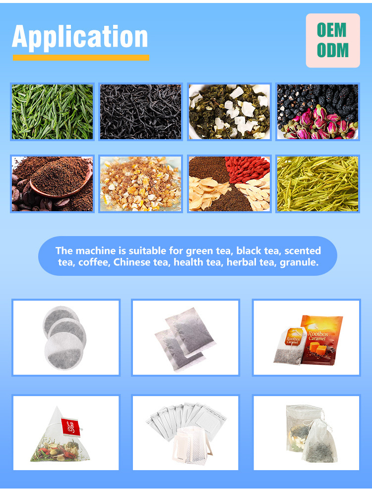 Automatic High Speed Triangle Organic herbal Tea Bag Packaging Machine Nylon Tea Bag Packing Machine