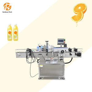 Fully Automatic Flat Bottle Automatic Labeling Machine Label Mini For Dress Bucket Shipping Printing Labeling Machines