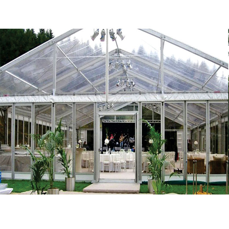 High Quality Outdoor Party Wedding Luxury Clear Roof Transparent Tents