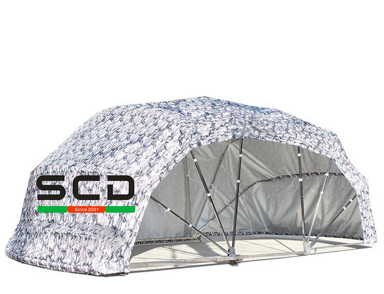 Manual Simple Folding  Carport  Portable Mobile Car Shelter Tent Covers Parking Garage