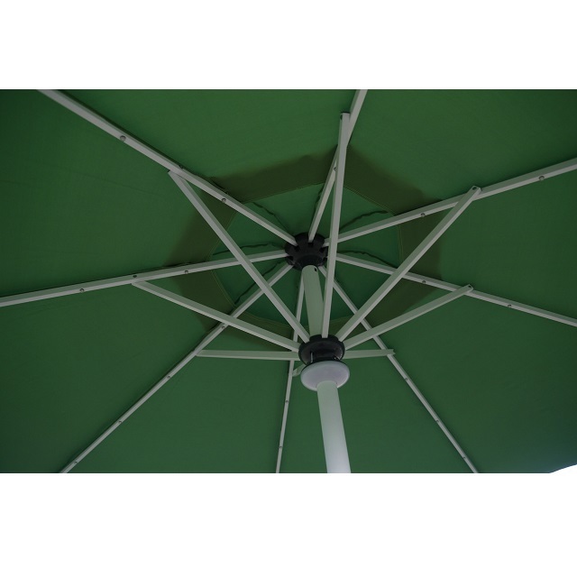 Patio Cafe Used Solar Energy LED Light Garden Roman Umbrella