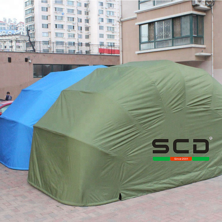 Manual Simple Folding  Carport  Portable Mobile Car Shelter Tent Covers Parking Garage