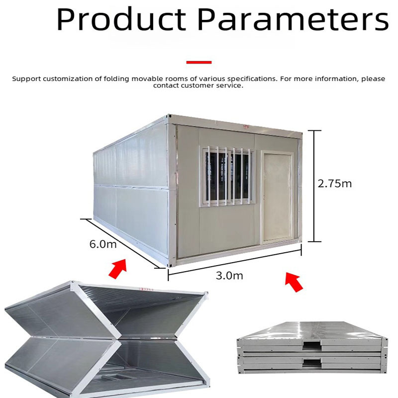 Portable and Ready to Ship China-Made 20ft Luxury Steel Container House Foldable Container Buildings