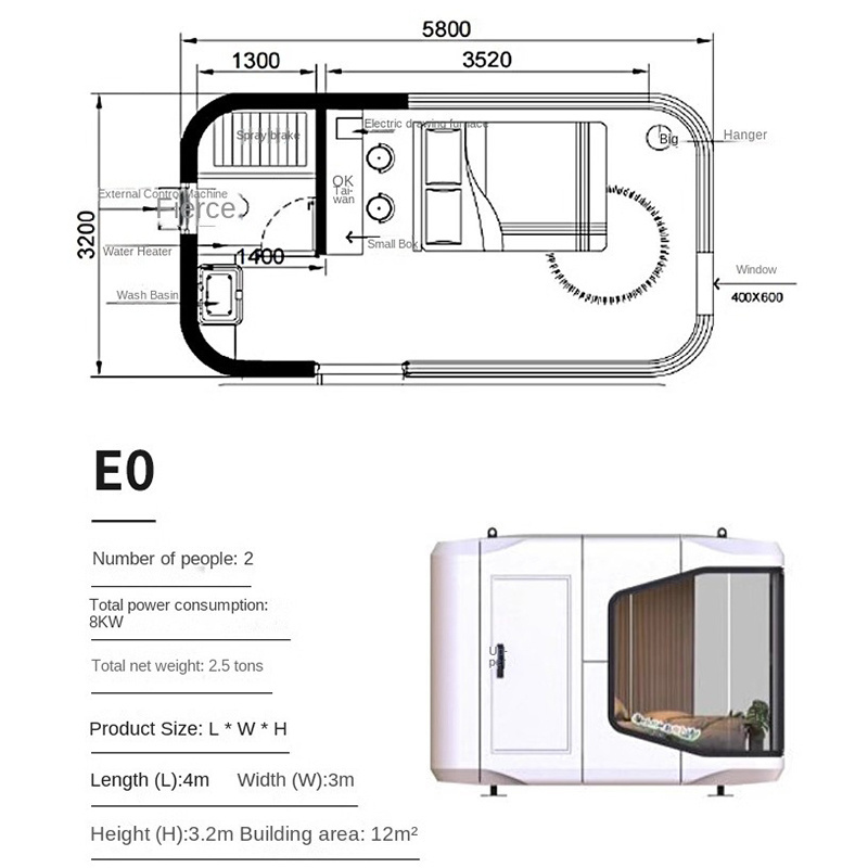 Ready-to-ship Light Steel Structure Modern Prefabricated Prefab Casas Movable Container Homes Mobile Cabin with Welded Frame