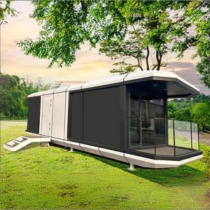 Ready-to-ship Light Steel Structure Modern Prefabricated Prefab Casas Movable Container Homes Mobile Cabin with Welded Frame