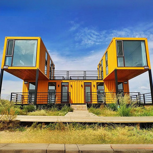 Prefab Container Houses Movable Prefabricated House Customizable Casas Prefabricadas with Sandwich Panel Walls