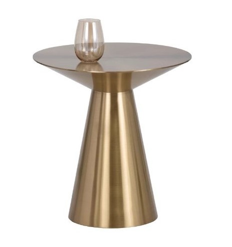 Factory Direct Stainless Steel Titanium Plated Small Coffee Table Italian Round Minimalist Stainless Steel Coffee Table