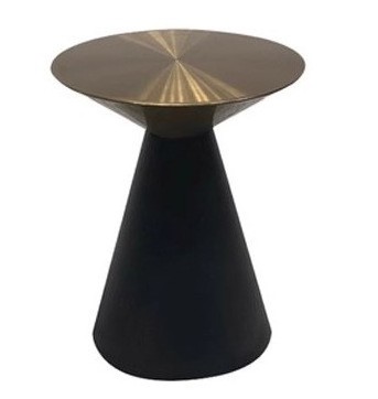 Factory Direct Stainless Steel Titanium Plated Small Coffee Table Italian Round Minimalist Stainless Steel Coffee Table