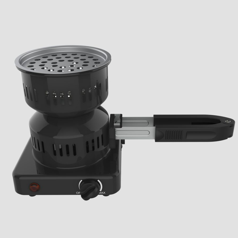 Adjust temp control Electric Charcoal Starter Square base Hookah Charcoal Burner Detachable basket Fast Heating Coal Burner