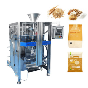 Automatic vertical salt bagging machine packaging rice grain bean cereal bag filling machine pouch 1kg 5kg rice packing machine