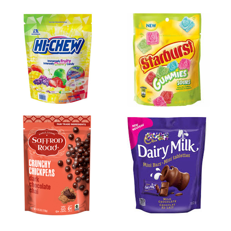 Automatic doypack bag chocolate bean candy bar packing machine gummy mixed candy chocolate packing machine