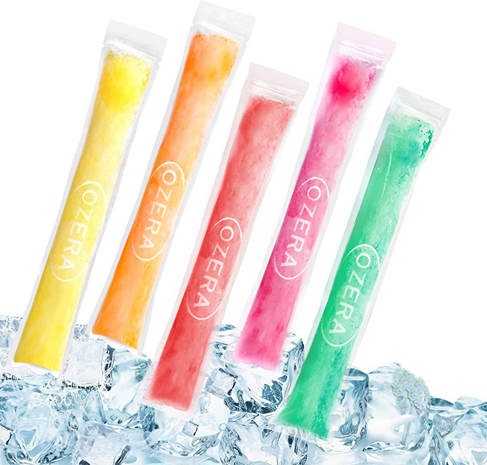 Vertical 4 sides seal bag ketchup ice candy ice lolly filling machine multilane liquid sachet automatic ice pop packing machine