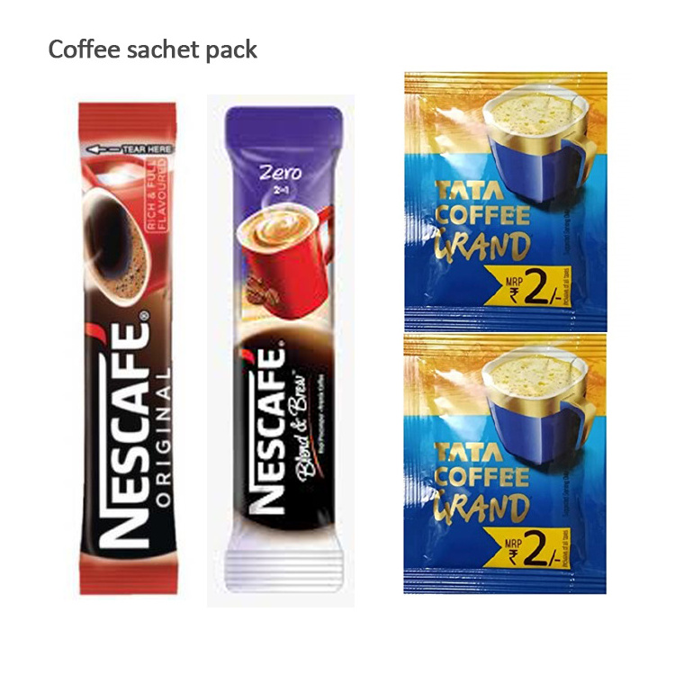 Automatic multi lane powder stick sachet packing machine 2 line sugar coffee stick packing 3 in 1 coffee stick packing machine